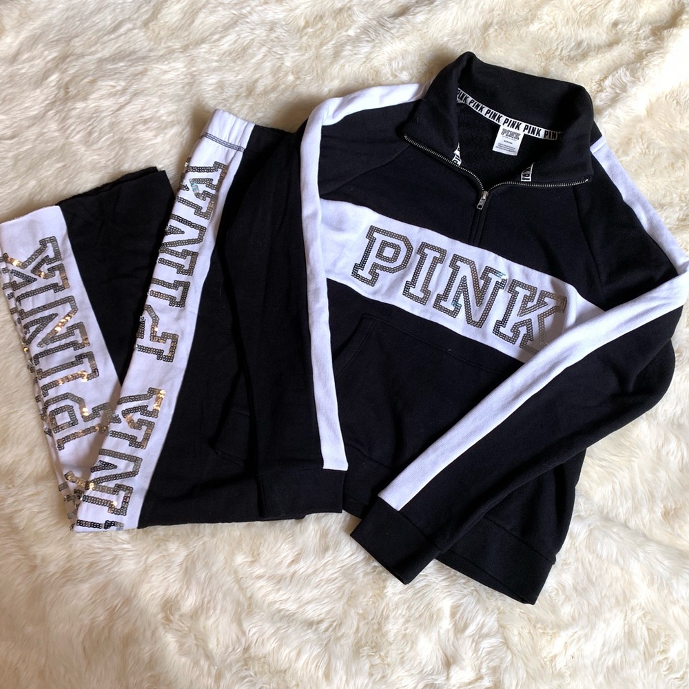 Pink Victoria’s Secret Matching Outfit